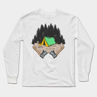 Outdoor camping Long Sleeve T-Shirt